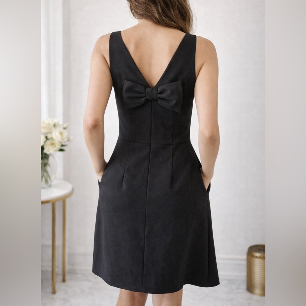 Kate Spade Black Backless Dress with Bow